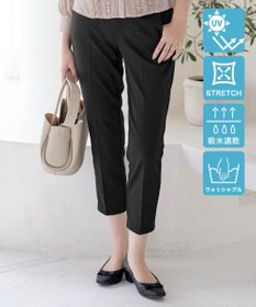 Tiaclasse L 【UVカット・吸水速乾】 “きれい見え” カットソーテーパードパンツ