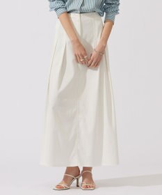 ICB L 【洗える】PlaX コットンソフトデニムスカート