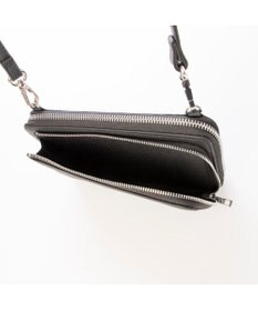 UNBILLION VERYコラボ ペルケ perche / 牛革ウォレットチェーンショルダーバッグ