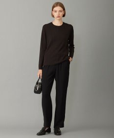 ICB 【洗える】エクストラファインメリノ クルーネックプルオーバー