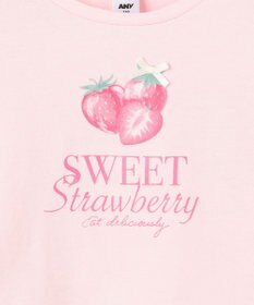 ANY KIDS 【Strawberry Collection】アートプリント 長袖Tシャツ