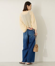 AMERICAN HOLIC 2WAYレース編みニットカーディガン