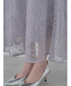 earth music&ecology ＳＥＴ２点　シースルーブラウス付きキャミワンピース