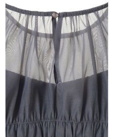 earth music&ecology ＳＥＴ２点　シースルーブラウス付きキャミワンピース