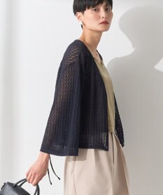 AMERICAN HOLIC 2WAYレース編みニットカーディガン