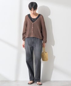 AMERICAN HOLIC 2WAYレース編みニットカーディガン