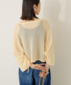 AMERICAN HOLIC 2WAYレース編みニットカーディガン