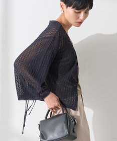 AMERICAN HOLIC 2WAYレース編みニットカーディガン