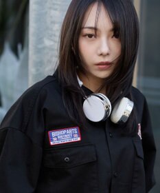 WEGO 【ユニセックス着用ITEM】ワッペンワークシャツ（LS）