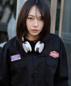 WEGO 【ユニセックス着用ITEM】ワッペンワークシャツ（LS）