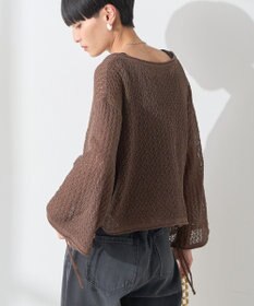 AMERICAN HOLIC 2WAYレース編みニットカーディガン