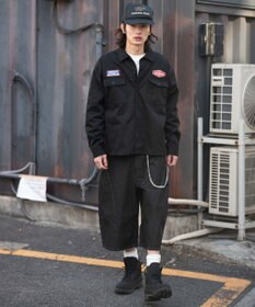 WEGO 【ユニセックス着用ITEM】ワッペンワークシャツ（LS）