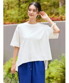 AMERICAN HOLIC 抗菌防臭＋接触冷感クルーネックカットプルオーバー