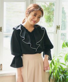 Feroux メローラッフル ブラウス