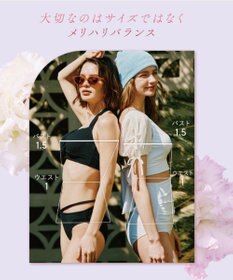 San-ai Resort（三愛水着楽園） 【San-ai Resort×PEACH　JOHNコラボ】【ナイスバディ水着】ワイヤービキニ　9M・11L　【San-ai Resort（サンアイリゾート）】