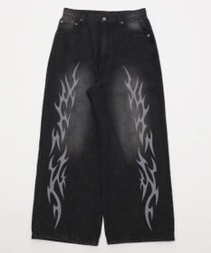 WEGO トライバルデニムパンツ