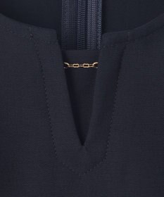 J.PRESS LADIES 【洗える】RELAXIONツイル クルーネック ブラウス