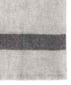 MOONBAT FURLA カシミヤ100%大判薄手メランジュチェックストール/幅70cm