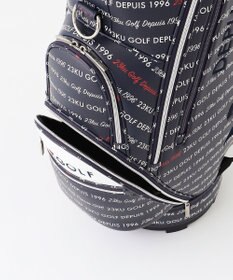 23区GOLF 【UNISEX】ロゴ総柄 キャディバッグ