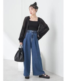 earth music&ecology レイヤードニットタンクトップ