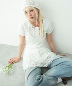 WEGO グラフィックリブT