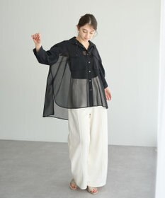 YECCA VECCA メッシュMIXデザインシャツ②