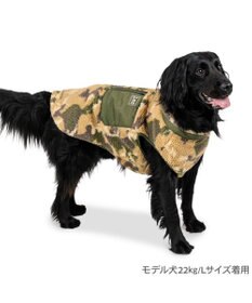 PET PARADISE Lee カモフラージュ ボアベスト  中型犬 大型犬