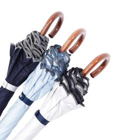 MOONBAT 【WEB限定】POLO RALPH LAUREN（ポロ ラルフローレン）晴雨兼用日傘 長傘 ワンポイントベア刺繍 フリル 一級遮光 遮熱 UV