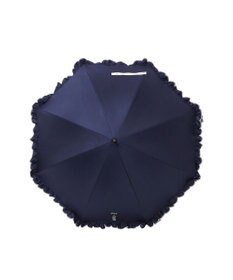 MOONBAT 【WEB限定】POLO RALPH LAUREN（ポロ ラルフローレン）晴雨兼用日傘 長傘 ワンポイントベア刺繍 フリル 一級遮光 遮熱 UV