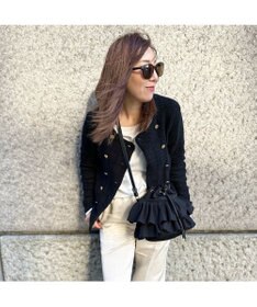 LA BAGAGERIE 【インスタグラマー chiyoさん×LA BAGAGERIE】フリルバケットバッグ