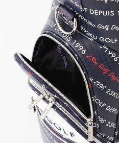 23区GOLF 【UNISEX】ロゴ総柄 キャディバッグ