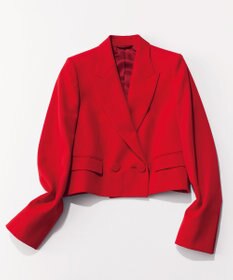 ICB 【マガジン掲載・仙波レナさんコラボ】 ウールギャバ ショートジャケット（番号CJ23）