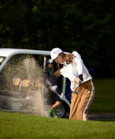 PW CIRCULUS 今が旬トップス！【ドライな肌触り / UV遮蔽率98.9% UVカット / ストレッチ】【WOMEN】ワッフルハーフジップ  ゴルフウェア レディース