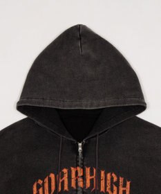 WEGO 【ユニセックス着用ITEM】ブリーチグラフィックZIPパーカー