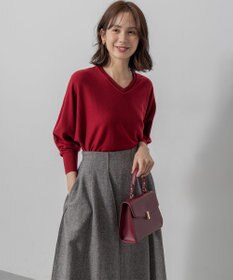 組曲 S 【前後着用可】ニューシックニットＶネック プルオーバー