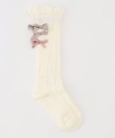 ANY KIDS ハイソックス（ケーブルリボン）