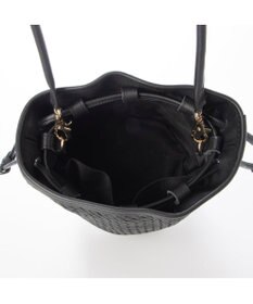 UNBILLION 【テレビ ドラマ着用アイテム】ペルケ perche / レザーメッシュ2wayバゲットバッグ