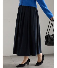 Te chichi フラッフィーツイルタックフレアスカート