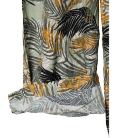 CRAFT STANDARD BOUTIQUE レーヨン柄プリントワイドパンツ