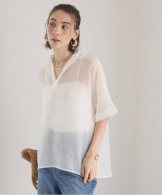 WEGO 【ANGIE VINTAGE】スキッパーシアーシャツ
