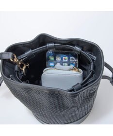 UNBILLION 【テレビ ドラマ着用アイテム】ペルケ perche / レザーメッシュ2wayバゲットバッグ