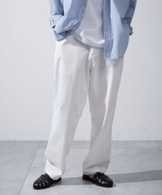 WEGO 【ユニセックス着用ITEM/ウエストゴム/手洗い可】チノイージーワイドパンツ