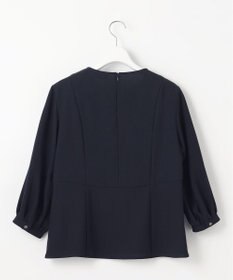 J.PRESS LADIES 【洗える】RELAXIONツイル クルーネック ブラウス