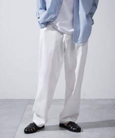 WEGO 【ユニセックス着用ITEM/ウエストゴム/手洗い可】チノイージーワイドパンツ