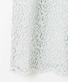 自由区 L 【洗える】レースコンビ Tシャツ