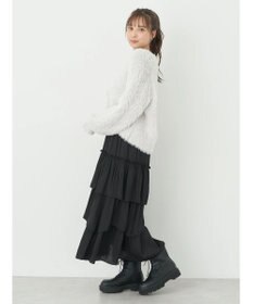 earth music&ecology ランダムティアードスカート