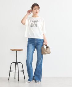 earth music&ecology 【接触冷感/洗濯機可】PhotoショートＴ