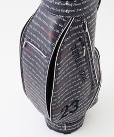 23区GOLF 【UNISEX】ロゴ総柄 キャディバッグ