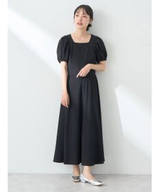 earth music&ecology ＳＥＴ２点バックリボンブラウス＋フレアスカート