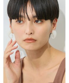 AMERICAN HOLIC スパイラル樹脂イヤリング